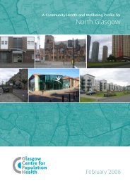 North Glasgow - Glasgow Centre for Population Health