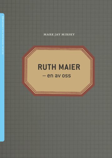 RUTH MAIER - Idunn.no