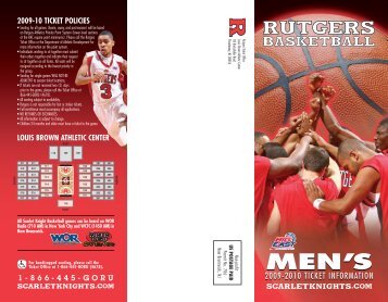 Men's Basketball Tickets - Rutgers