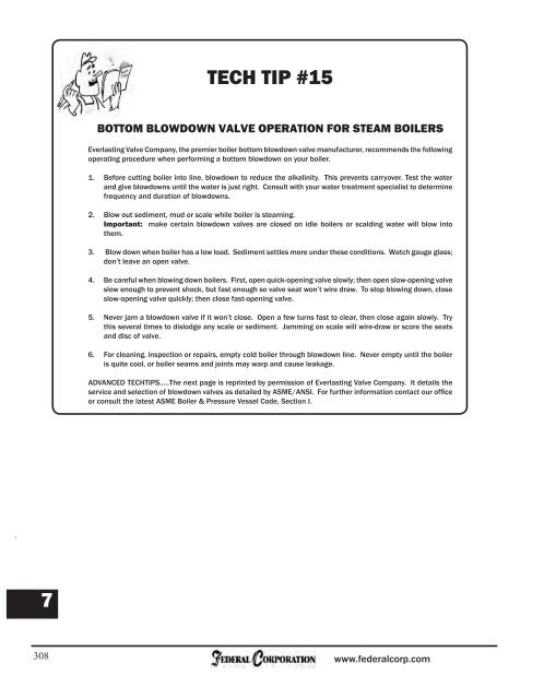 Bottom Blowdown Valve Operation for Steam Boliers