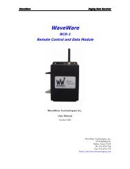 RCD-1 User Manual - Waveware Technologies