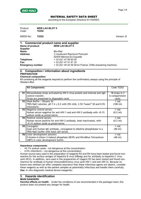 72252 NEW LAV-BLOT II.pdf - BIO-RAD