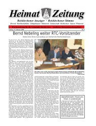 Bernd Nebeling weiter RTC-Vorsitzender - Reiskirchen-wieseck.de