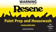 Paint Prep and Housewash - Resene