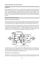 Using Orifice Plates for Flow Measurement - Lifetime Reliability