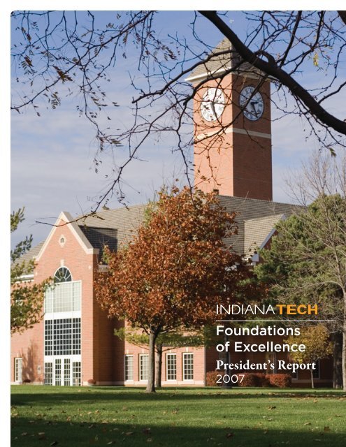 Foundations of Excellence President's Report - Indiana Tech