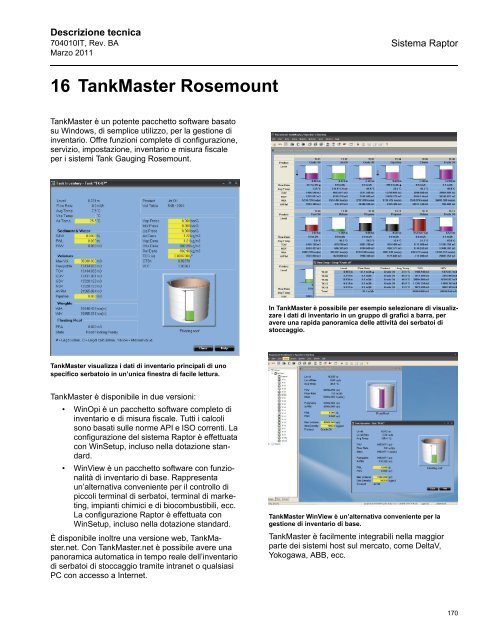 Sistema - Rosemount TankRadar