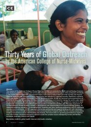 Thirty Years of Global Outreach - Midwifery Education Programs