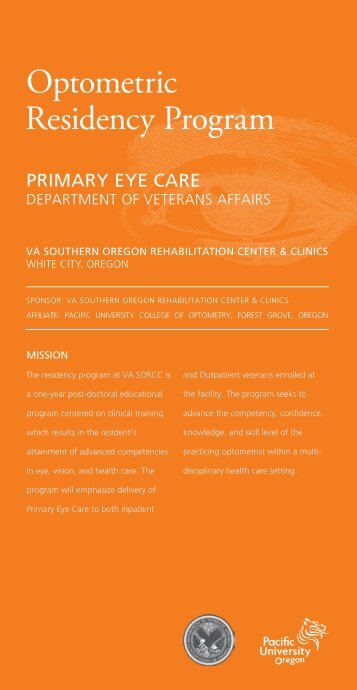 Primary Eye Care - Pacific University