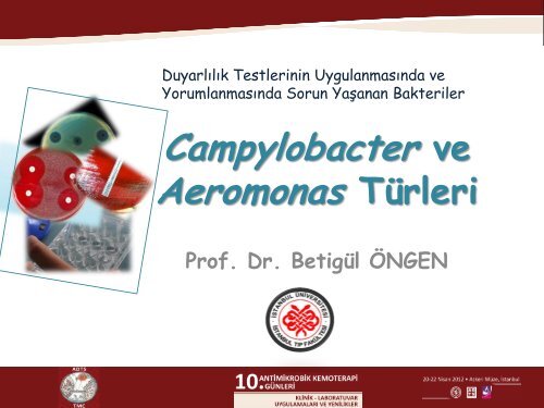 Campylobacter ve Aeromonas Türleri, Prof. Dr. Betigül Öngen - Türk ...