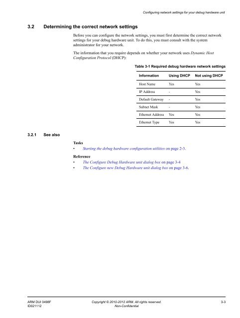 ARM DS-5 Using the Debug Hardware Configuration Utilities