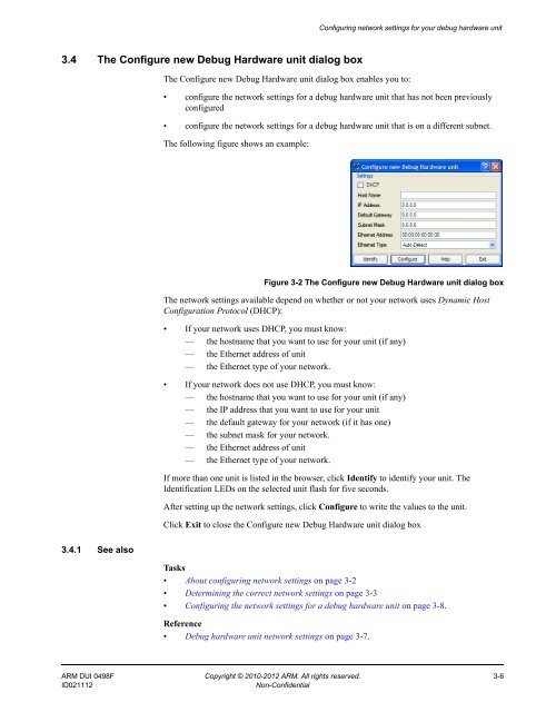 ARM DS-5 Using the Debug Hardware Configuration Utilities