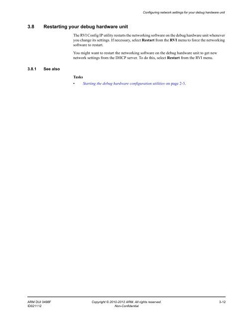 ARM DS-5 Using the Debug Hardware Configuration Utilities