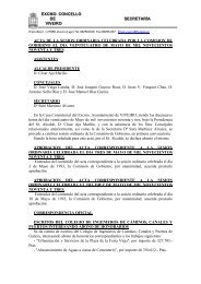 acta de la sesion ordinaria celebrada por la comision de gobierno el ...