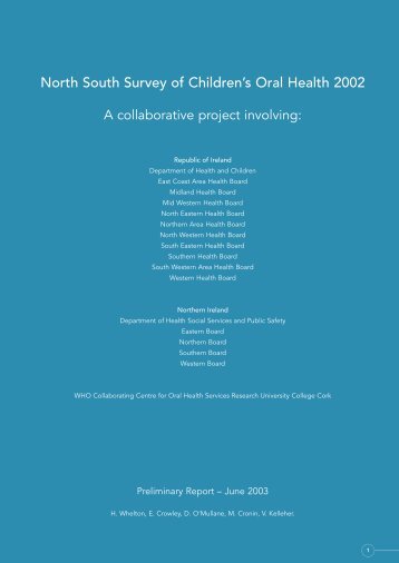 Oral Health inside - Communities and Local Government