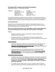 Psych 240A Winter 2012 syllabus 5 - Courses in Psychology - UCLA