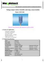 Voltage-output relative humidity and temp. sensor/module