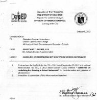 Republic of the Philippines Department of Education Region VII ...