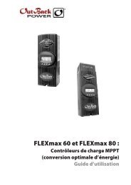 FLEXmax 60 et FLEXmax 80 :
