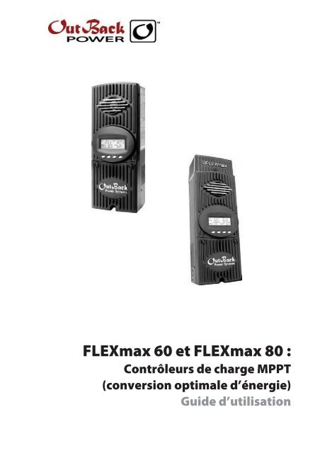 FLEXmax 60 et FLEXmax 80 :