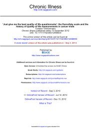 Adult Carer Quality of Life Questionnaire (AC-QoL) - Rotherham