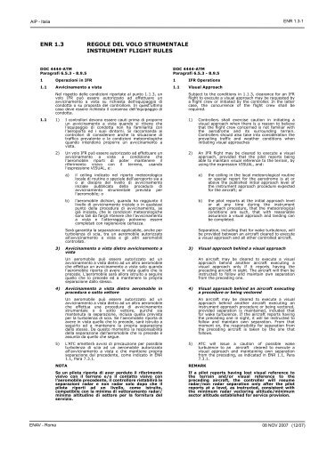 regole volo ifr (strumentale) - Ik4hdq.net