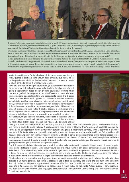 N. 19-2011 - Grande Oriente d'Italia