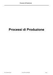 Processi di Produzione - diegm