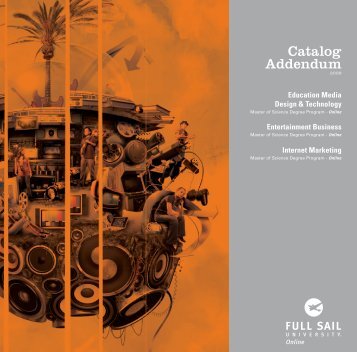 Catalog Addendum - Media Server Page - Full Sail University