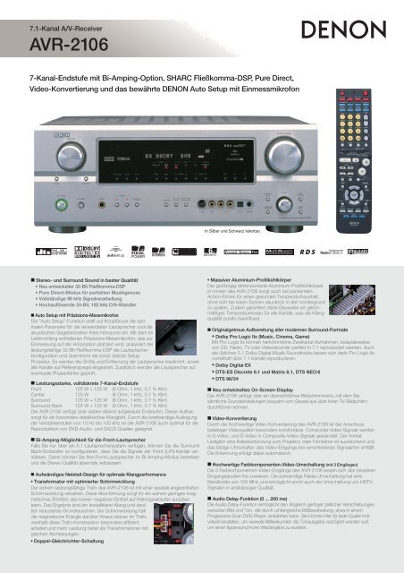 Denon AVR-2106