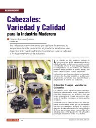 Herramientas Cabezales - Revista El Mueble y La Madera