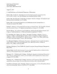 Selected Bibliography on Restoration and Governance - Utton ...