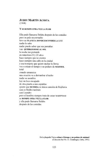 antologÃ­a de la poesÃ­a cÃ³smica cubana - Frente de AfirmaciÃ³n ...