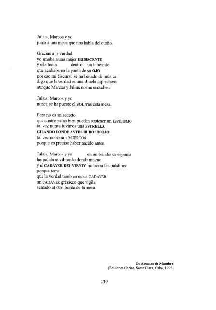 antologÃ­a de la poesÃ­a cÃ³smica cubana - Frente de AfirmaciÃ³n ...