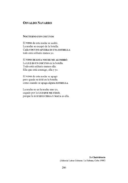 antologÃ­a de la poesÃ­a cÃ³smica cubana - Frente de AfirmaciÃ³n ...