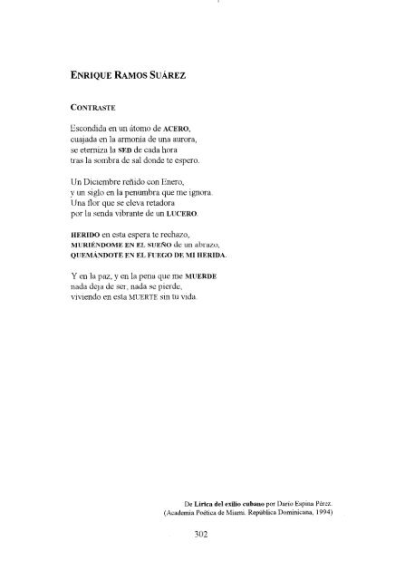 antologÃ­a de la poesÃ­a cÃ³smica cubana - Frente de AfirmaciÃ³n ...