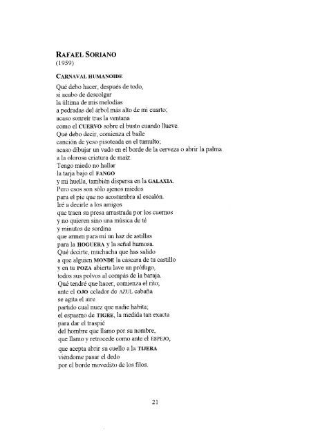 antologÃ­a de la poesÃ­a cÃ³smica cubana - Frente de AfirmaciÃ³n ...