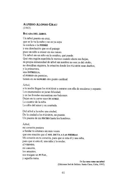 antologÃ­a de la poesÃ­a cÃ³smica cubana - Frente de AfirmaciÃ³n ...