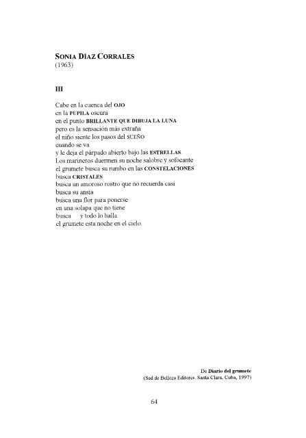 antologÃ­a de la poesÃ­a cÃ³smica cubana - Frente de AfirmaciÃ³n ...