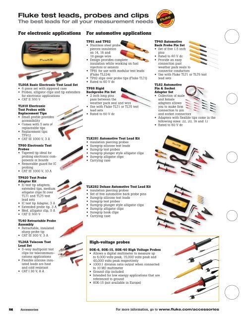 Test Tools Catalog - Brink Techniek