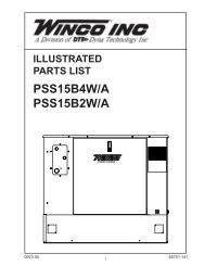 60701-141 Parts List PSS15B4W/A ... - Winco Generators