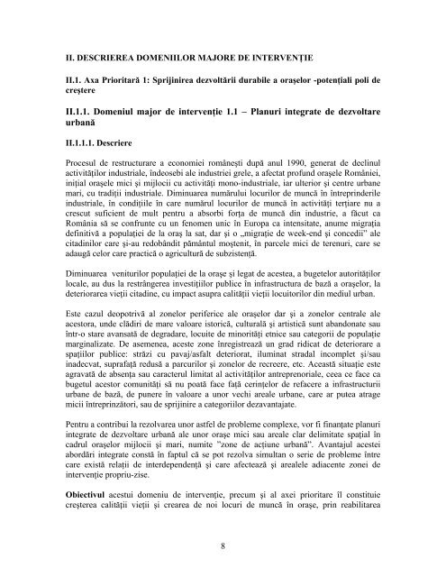 document de lucru - Agentia pentru Dezvoltare Regionala Nord-Est