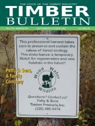 Timber Bulletin Sep/Oct - Minnesota Forest Industries