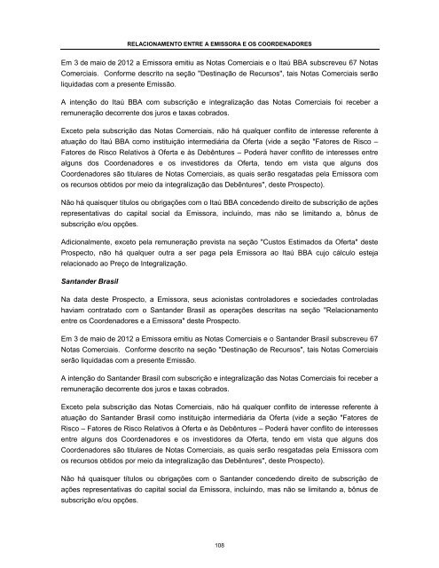 BNDESPAR Prospecto Definitivo da 2Âª EmissÃ£o ... - Banco Votorantim