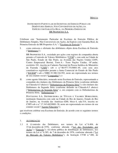 BNDESPAR Prospecto Definitivo da 2Âª EmissÃ£o ... - Banco Votorantim