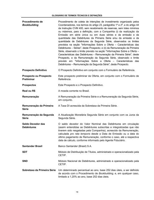 BNDESPAR Prospecto Definitivo da 2Âª EmissÃ£o ... - Banco Votorantim