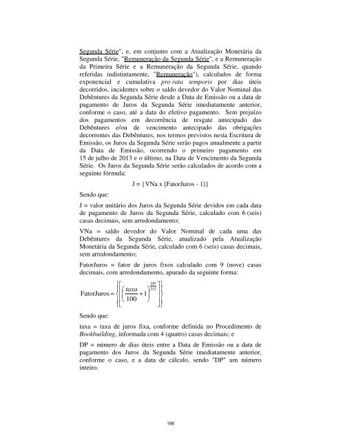 BNDESPAR Prospecto Definitivo da 2Âª EmissÃ£o ... - Banco Votorantim