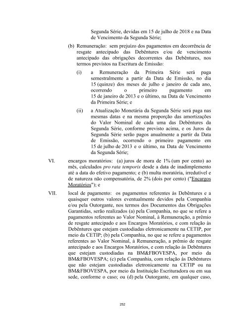 BNDESPAR Prospecto Definitivo da 2Âª EmissÃ£o ... - Banco Votorantim