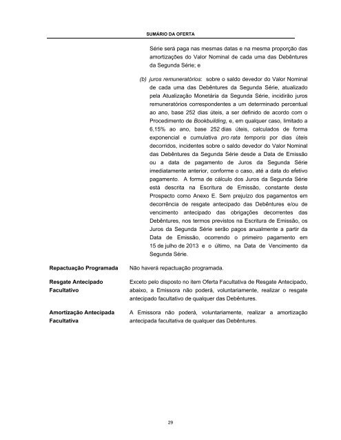 BNDESPAR Prospecto Definitivo da 2Âª EmissÃ£o ... - Banco Votorantim