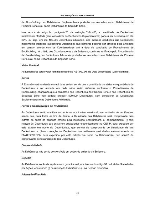 BNDESPAR Prospecto Definitivo da 2Âª EmissÃ£o ... - Banco Votorantim